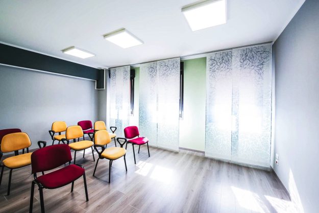 Progetto contract per Franceschetti: la sala riunioni