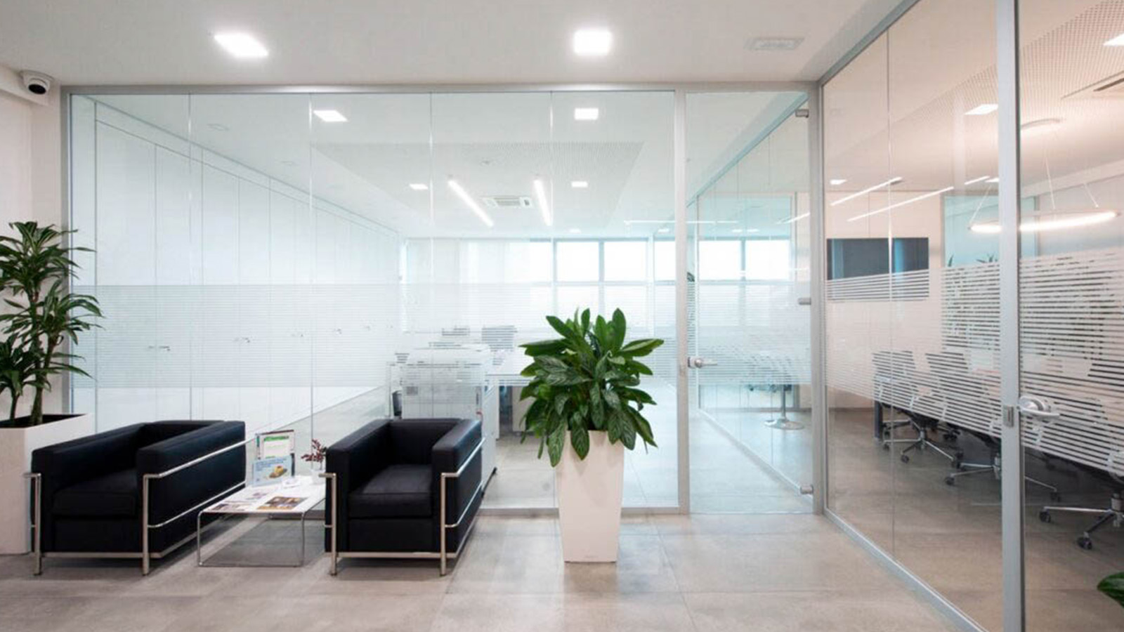 pareti vetrate uffici per Diemme