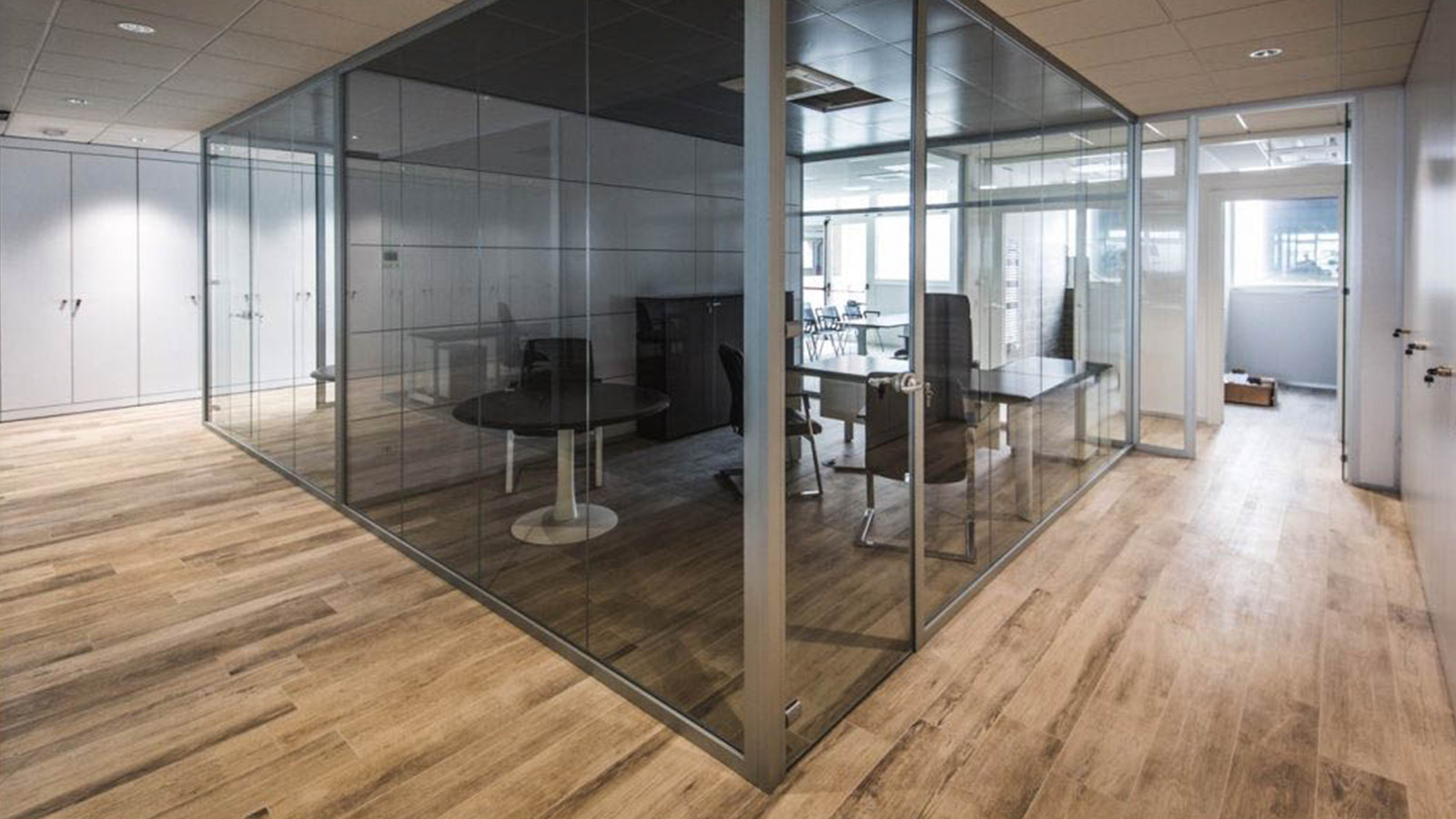 pareti vetrate uffici per Centro di Calcolo