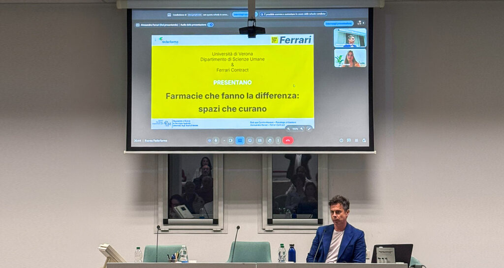 Spazi che curano: appunti dall&rsquo;intervento di Ferrari Contract all&rsquo;Assemblea Federfarma Verona