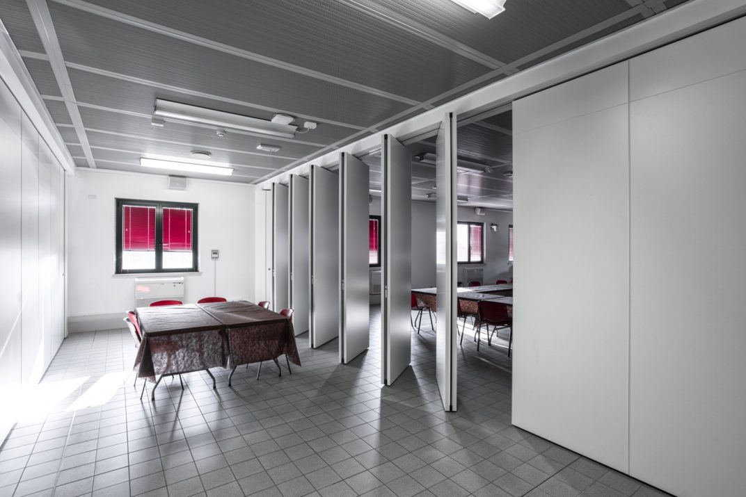 Progetto contract per industria alimentare - La sala polifunzionale