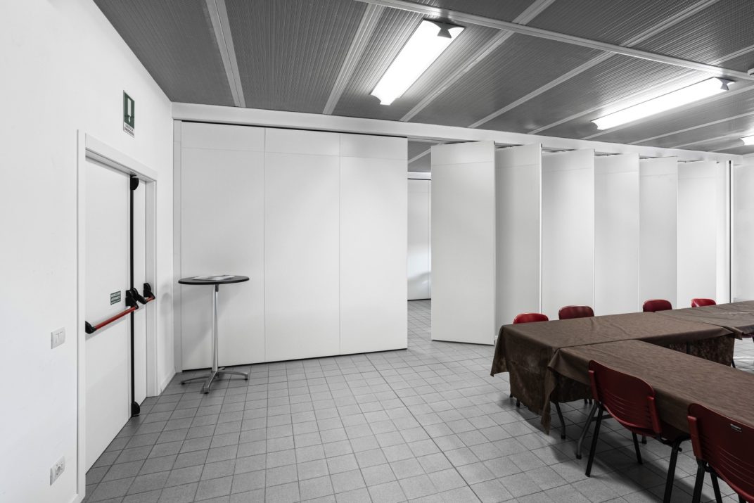 Progetto contract per industria alimentare - La sala polifunzionale